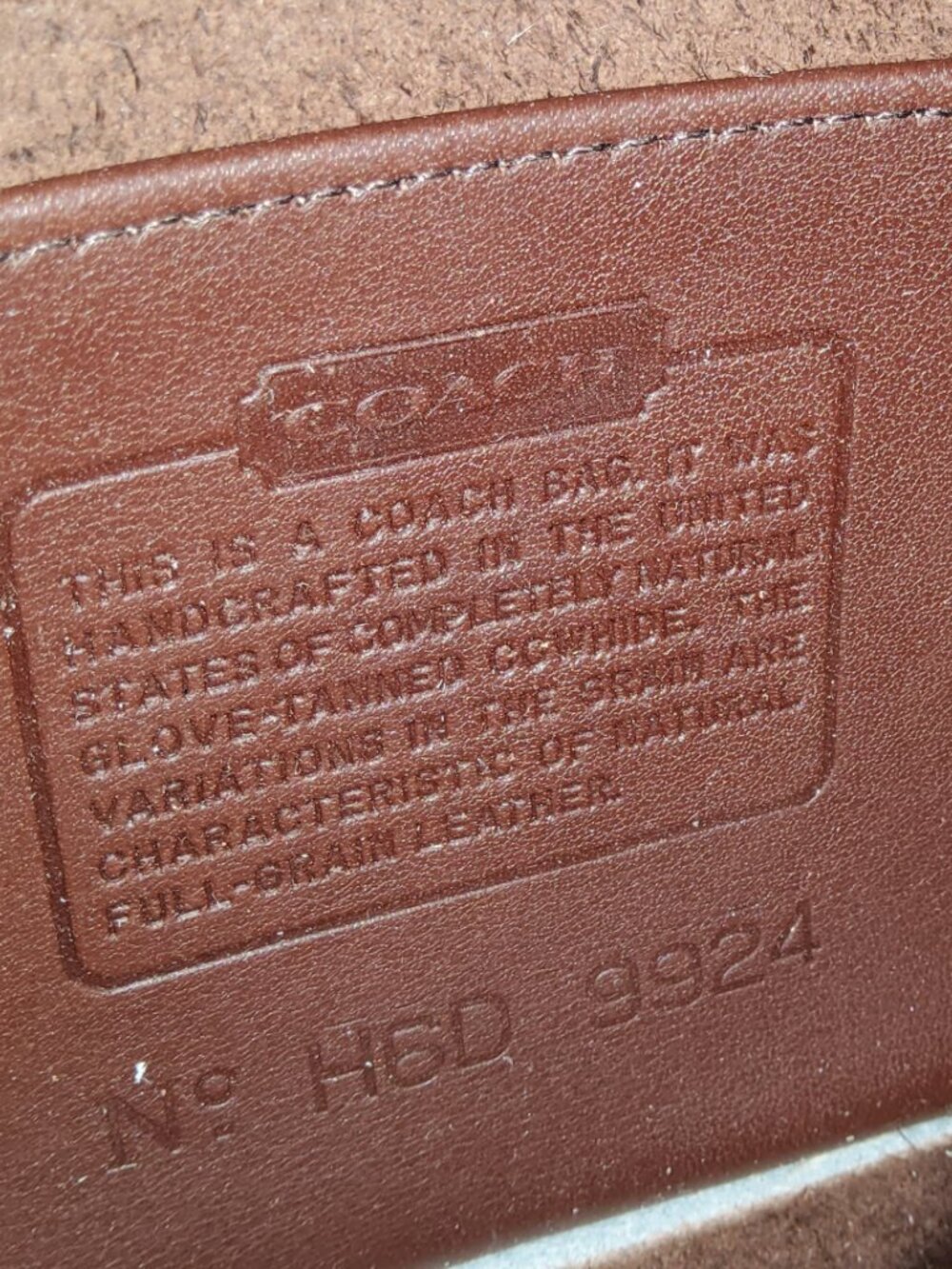 Never Used Still in Original Box Vintage Coach Casino Bag In Mahogony 9924 - Picture 10 of 13